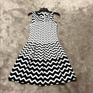 Black/White Striped Dress